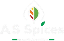 A S Spices logo. Queen of Spices and Nuts